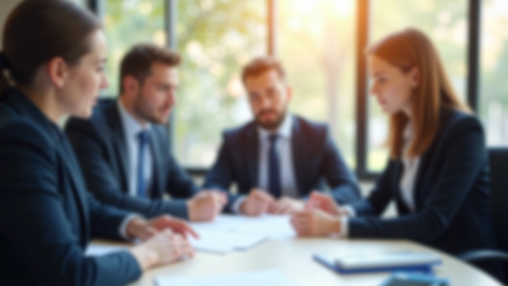 Personnes en réunion devant un écran affichant des données économiques européennes