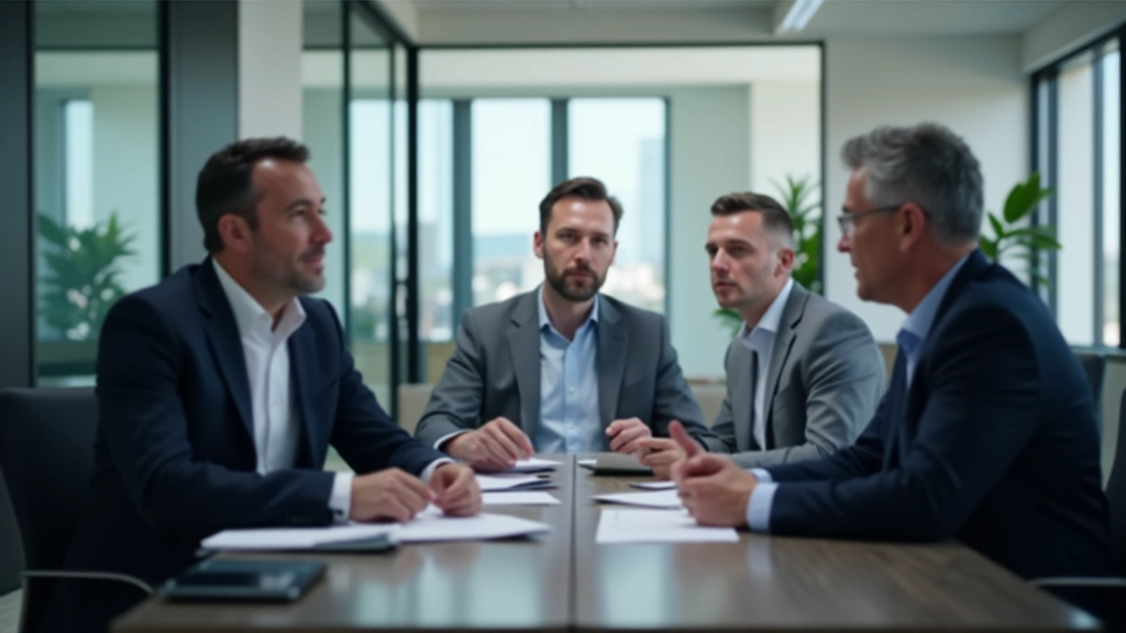 Réunion d'analystes financiers examinant les données de la zone euro